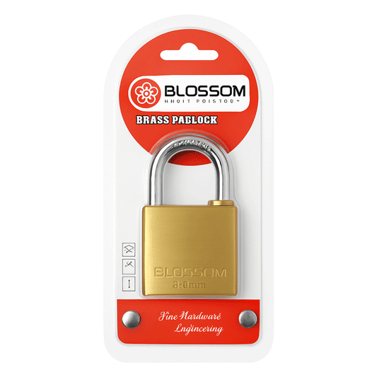 PADLOCK 50MM BLISTER BLOSSOM