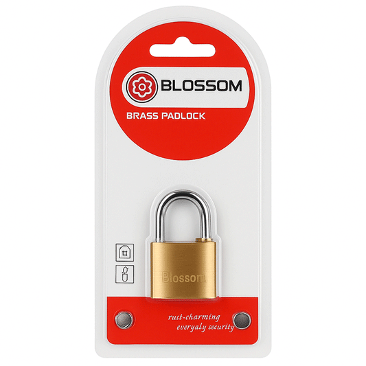 PADLOCK 20MM BLISTER BLOSSOM