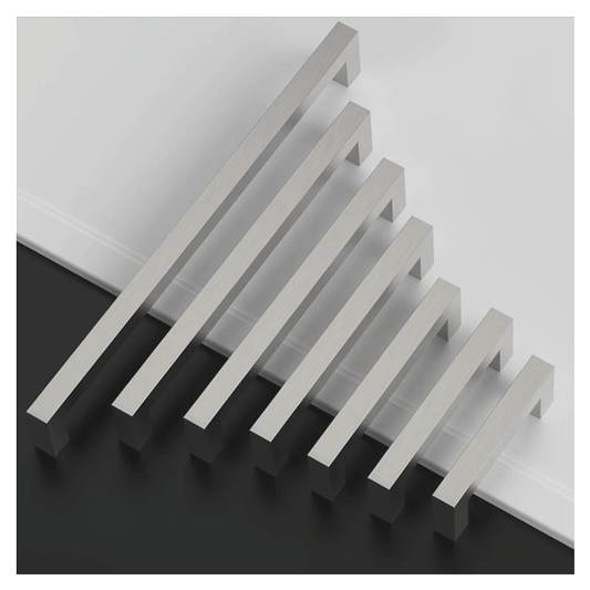 CABINET HANDLE 10X10MM 256MM SATIN [HM-G2703-256]