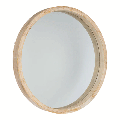 WOODEN FRAME MIRROR OLAV D52