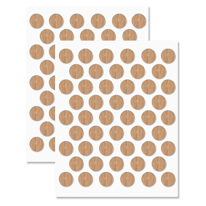 ADHESIVE OVER CAPS OAK WHITENED 100PCS