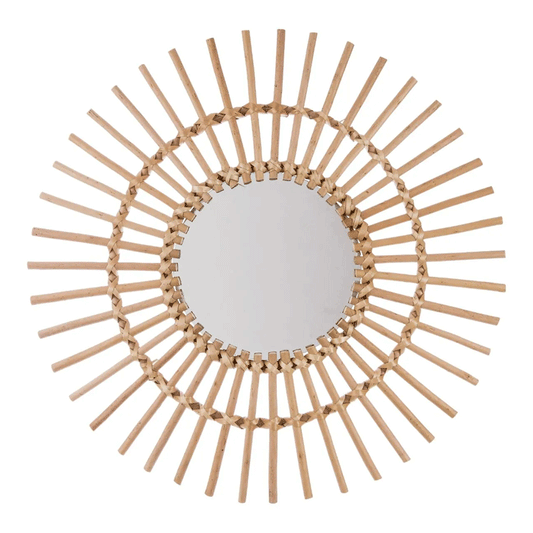 SUN RATTAN MIRROR JANE D58