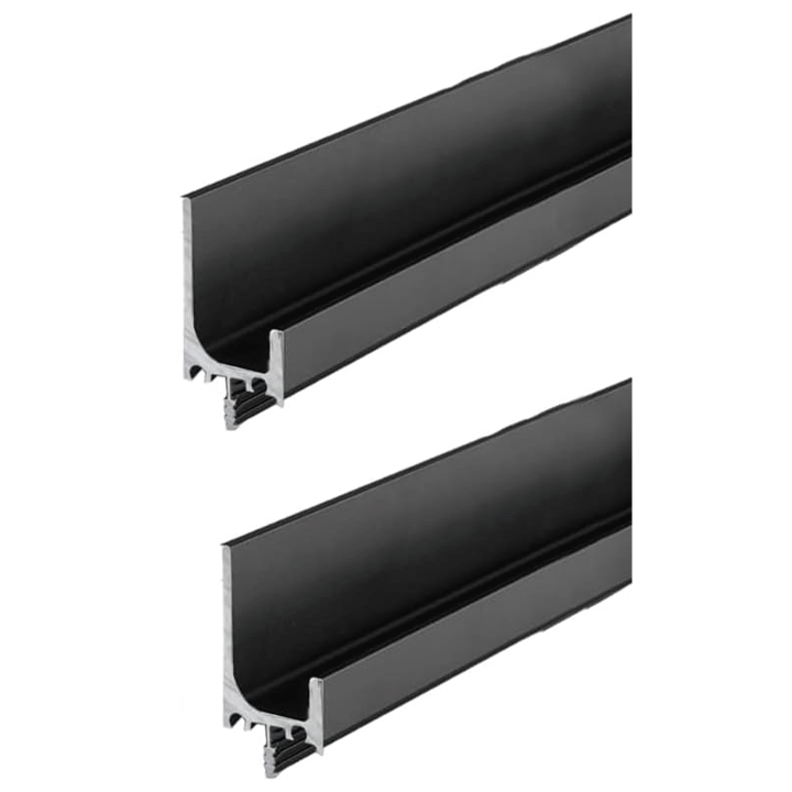 HIDDEN HANDLE FURNITURE A9047 192 BLACK MAT