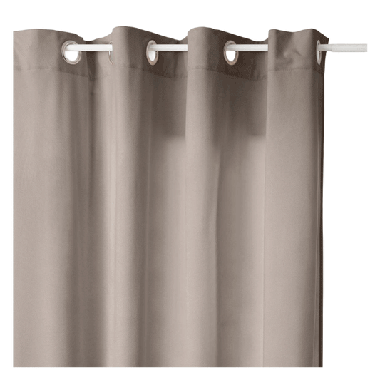 CURTAIN LILOU TAUPE 140X260