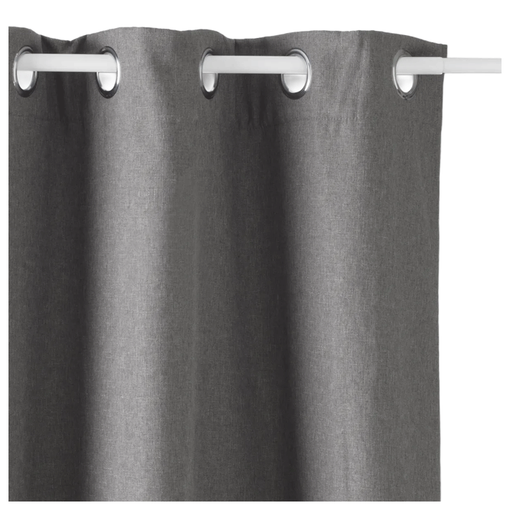 CURTAIN INSUL TIM GREY 140X260