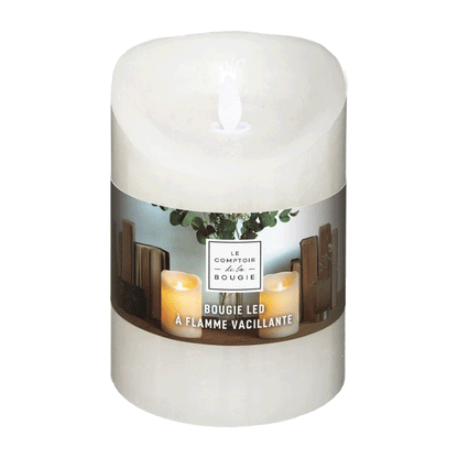 NIDO WHITE CREAM LED CANDLE