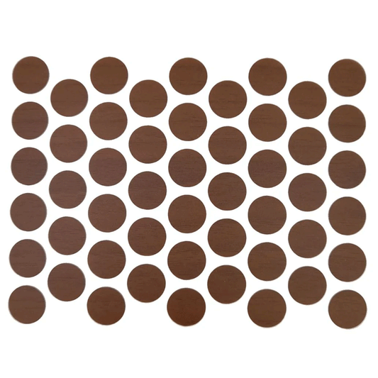 SCREW CAPS WALNUT A-7111 50PC