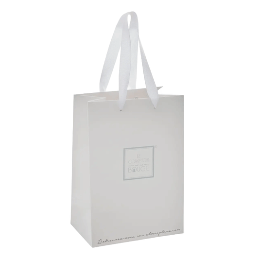 WHITE CANDLE BAG 14X9X20