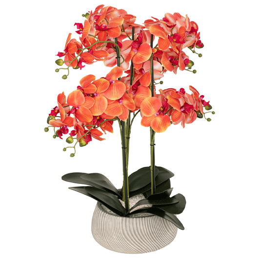 ORCHID GREY CEM POT SANAE H60