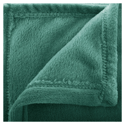 BLANKET FLANEL GREEN 180X230