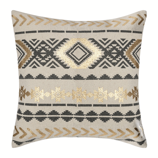 CUSHION COV GOLD ETNIK GR40X40