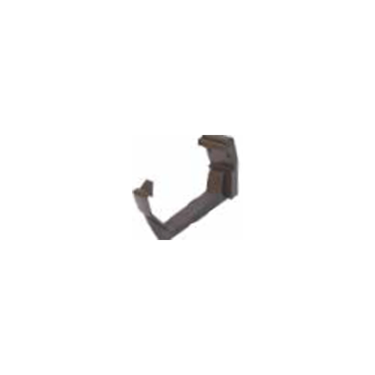 BRACKET GUTTER PLASTIC ΒROWN