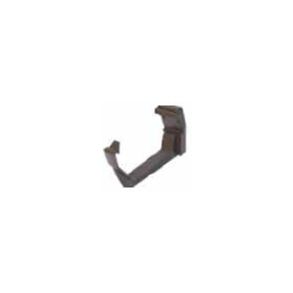 BRACKET GUTTER PLASTIC ΒROWN