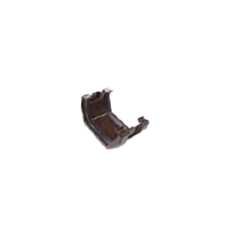 JOINING BRACKET GUTTER PLASTIC BROWN