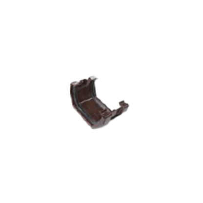 JOINING BRACKET GUTTER PLASTIC BROWN