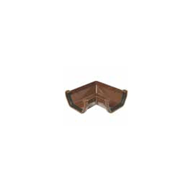 GUTTER ANGLE PLASTIC BROWN