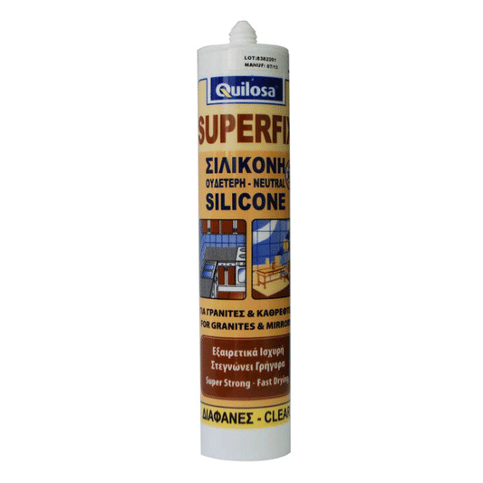 QUI. SUPERFIX SILICONE CLEAR 300ML