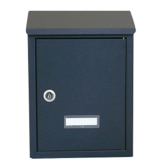 MAILBOX 21X7X30CM BLACK