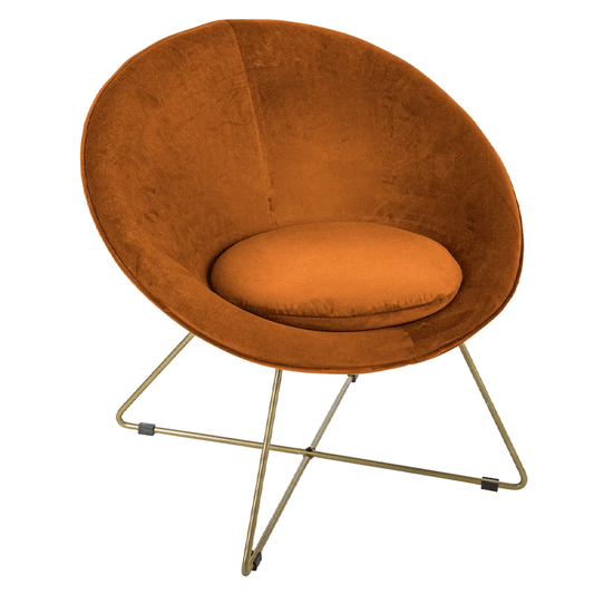 EVAN AMB VEL ARMCHAIR