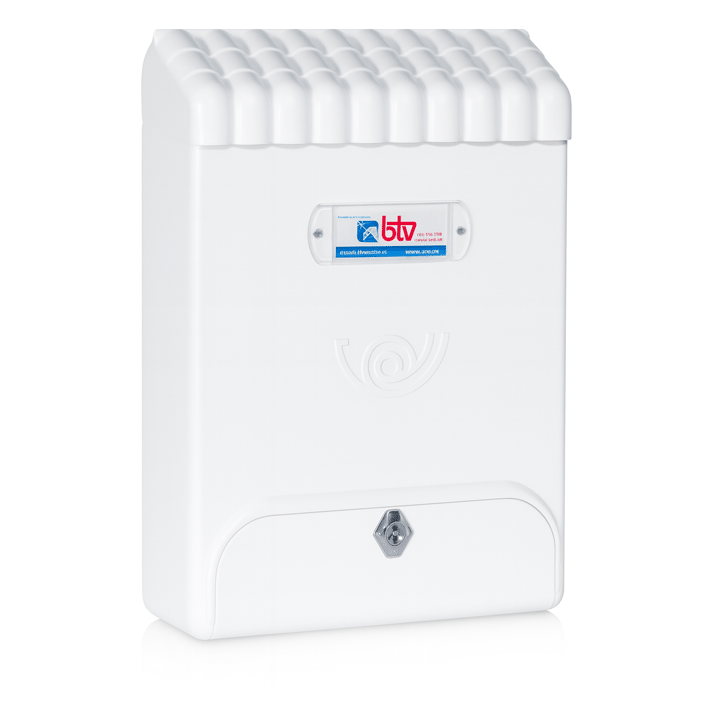 MAILBOX GARDEN PLAST. WHITE