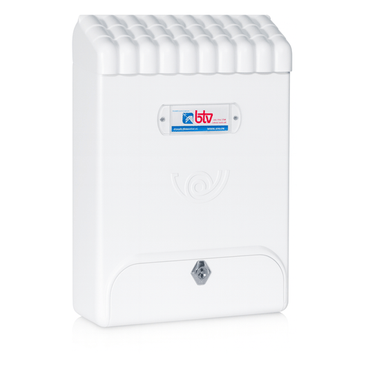 MAILBOX GARDEN PLAST. WHITE