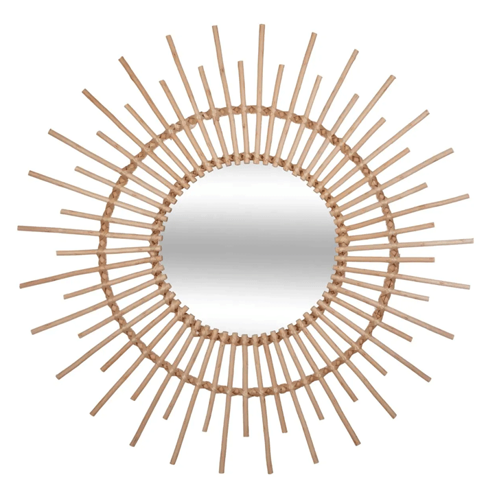 RATTAN MIRROR REBECCA D76