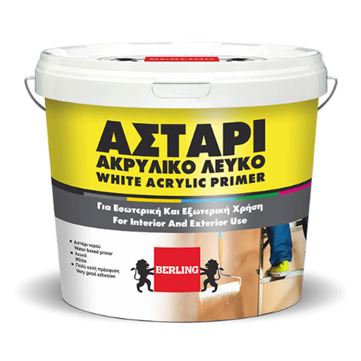 PRIMER ACRYLIC WHITE 4LTR