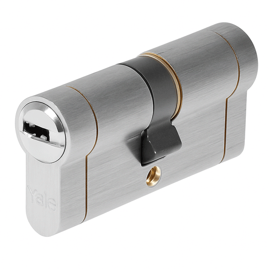 CYLINDER ANTI SNAP 32-32 DOUBLE ENTRY DIMPLE KEY KD NICKEL YALE