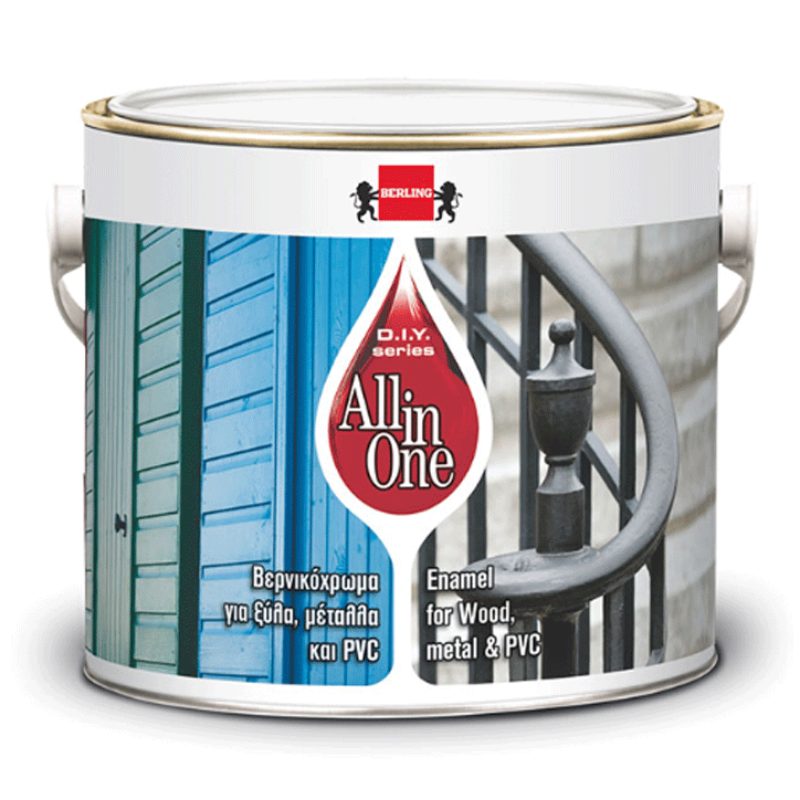 ALL IN ONE WATERBASED ENAMEL WHITE 0.5L