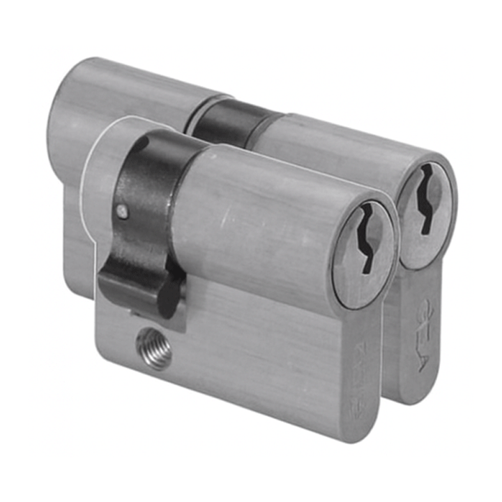 CYLINDER LOCK 60MM CISA NICKEL