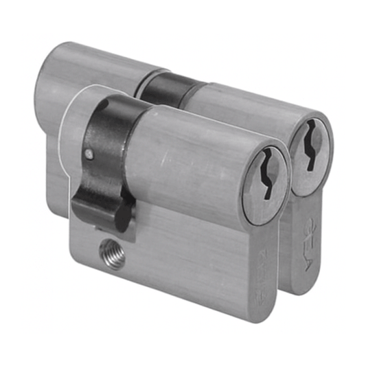 CYLINDER LOCK 60MM CISA NICKEL