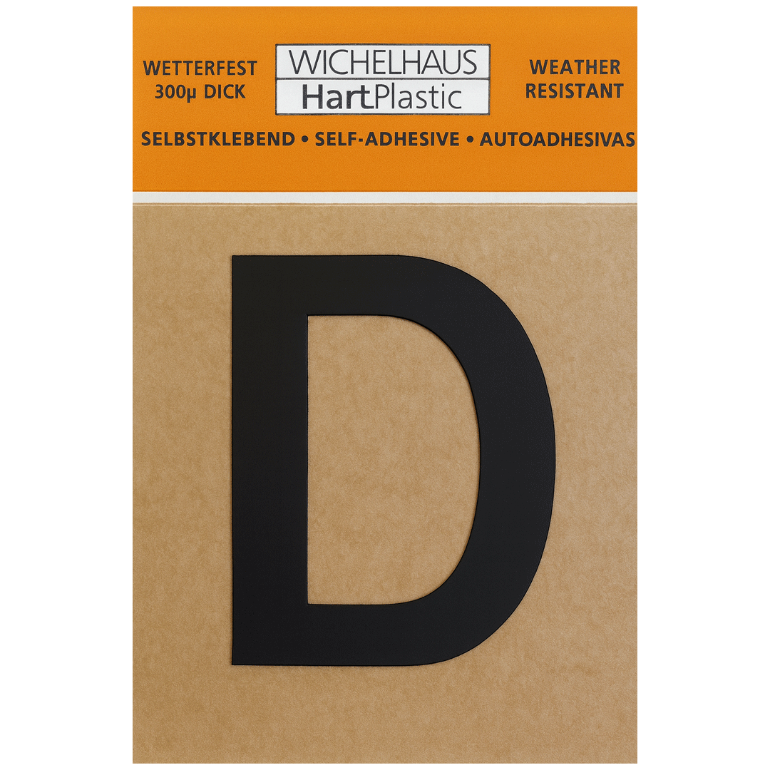 LETTERS SELF ADHESIVE 3CM [D]