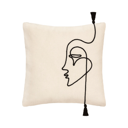 CUSHION COVER FACE ROPE 40X40