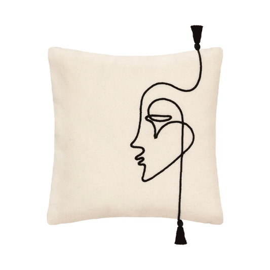 CUSHION COVER FACE ROPE 40X40