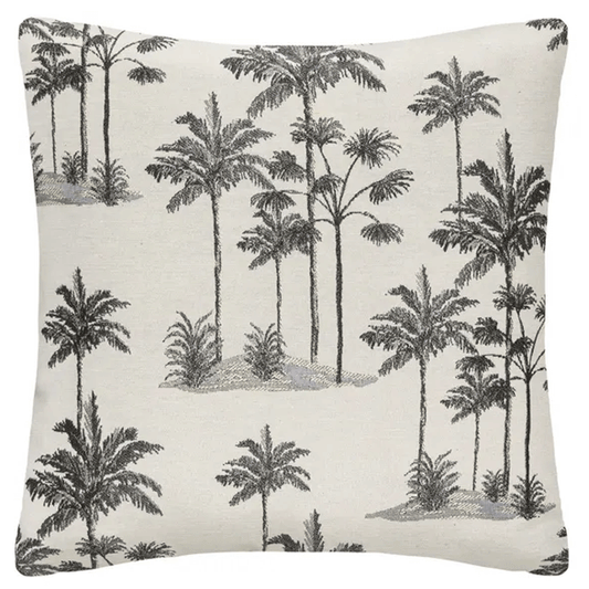 CUSHION COVER JACQ PALM40X40