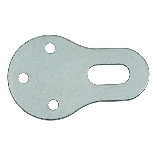 PLATE HANGER WITH BUTTONHOLE 40X1MM NICKEL