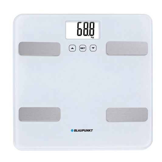 BLAUPUNKT BATHROOM SCALE WITH BODY MONITOR 150KG