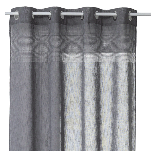 NET CURTAIN SAB GREY 140X240