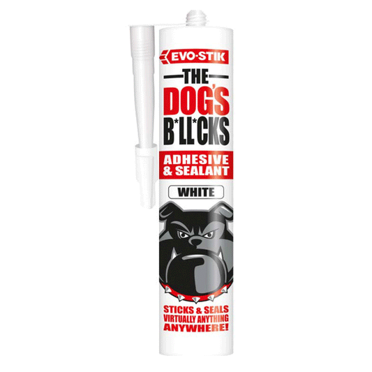 EVO-STIK DOG'S B*LL*CKS WHITE