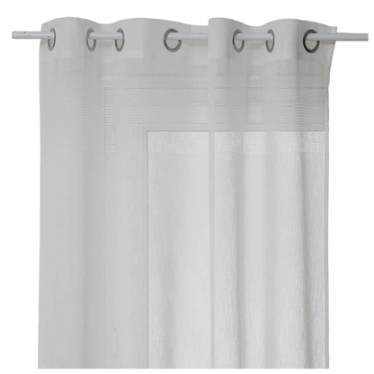 NET CURTAIN SAB WHITE 140X240