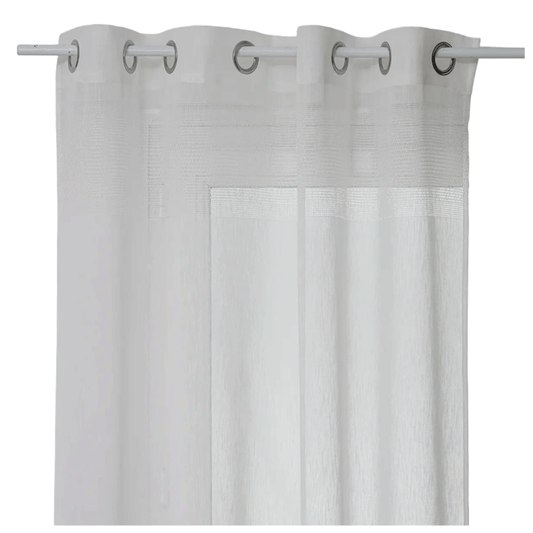 NET CURTAIN SAB WHITE 140X240