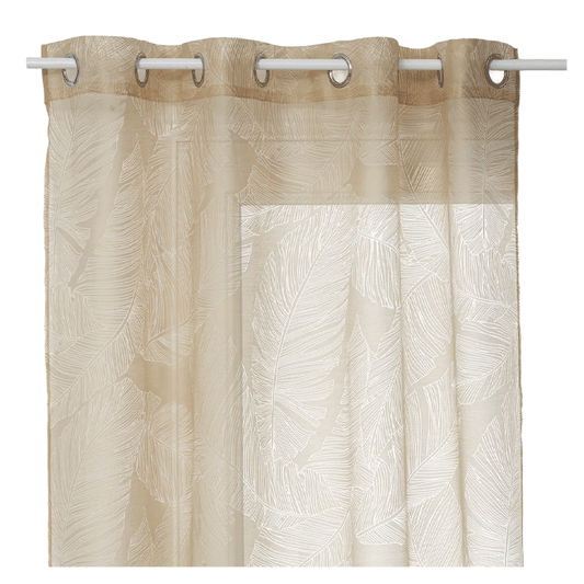 NET CURTAIN LEAF LIN 140X240
