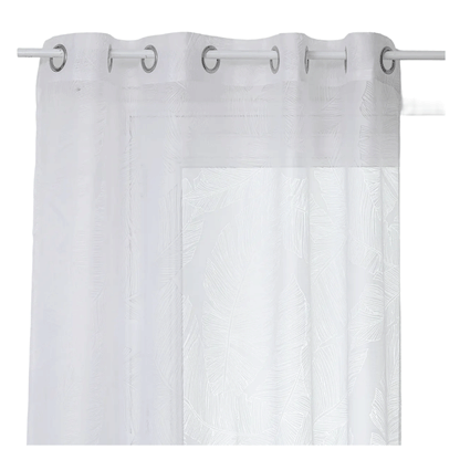 NET CURTAIN LEAF WH 140X240