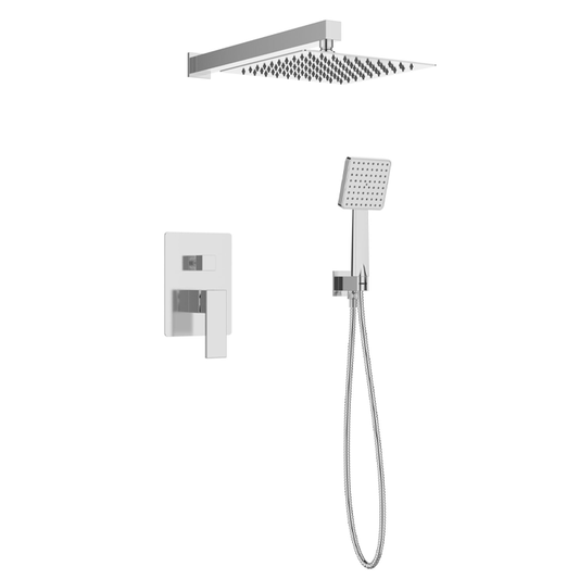 SQUARE CONCEALED SINGLE LEVER COMPLETE BATH/SHOWER MIXER  VG1047