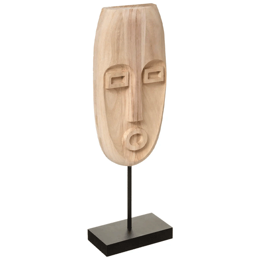 SAFARI WOOD AFRICAN MASK H46