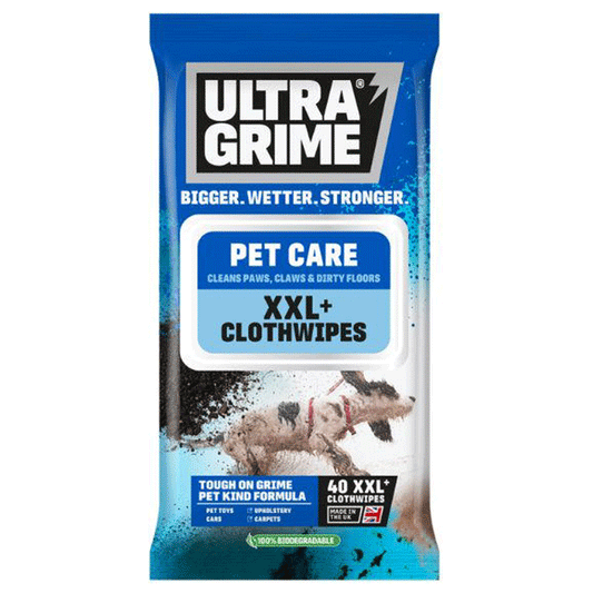 ULTRAGRIME LIFE PET CARE 40XXL CLOTHWIPES