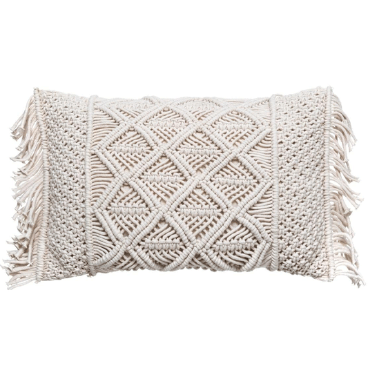 CUSHION MACRAME 30X50