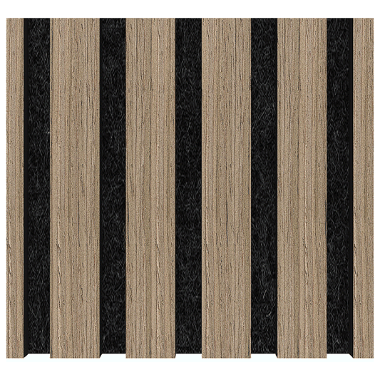 ACOUSTIC PANELS NATURAL PAINTED WALNUT 2900X600MM