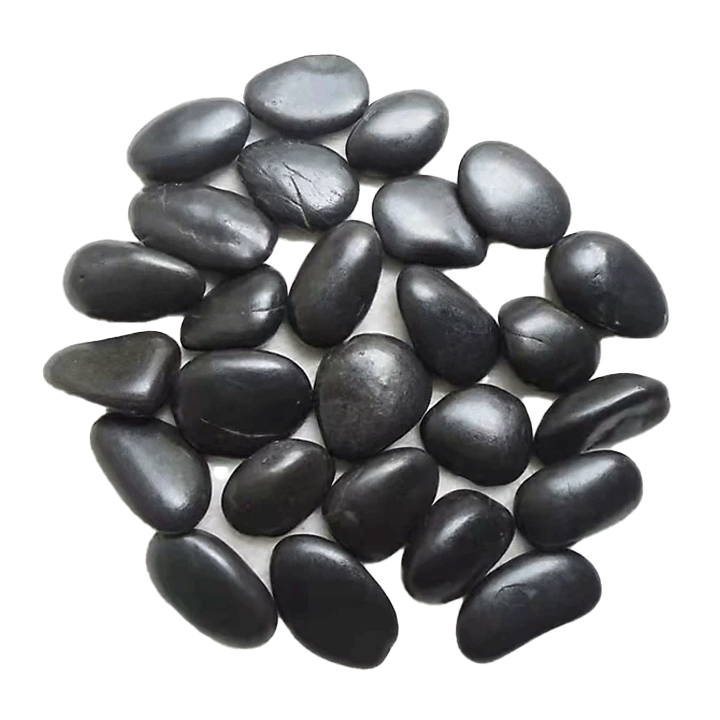 PEBBLE BLACK 10-30MM 10KG