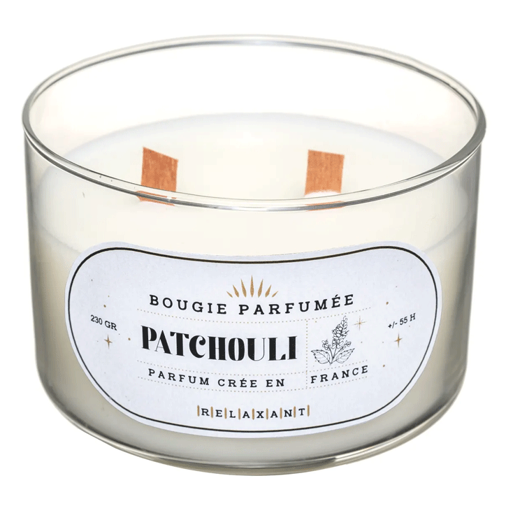 SNOW PATCH GLASS CANDLE 470G